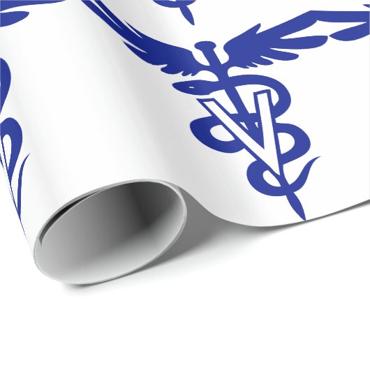 Veterinärlogo 4 geschenkpapier (Rolleneckpunkt)