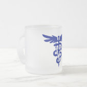 Veterinärlogo 4 mattglastasse (Vorderseite Links)
