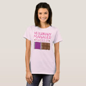 Veterinärmanager-Schokoladen-Geschenk für sie T-Shirt (Vorne ganz)