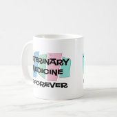 Veterinärmedizin ist Forever Kaffeetasse (Vorderseite Links)