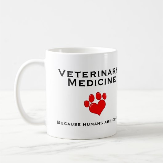 Veterinärmedizin Kaffeetasse (Links)