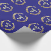 Veterinärmedizincaduceus-Symbol Geschenkpapier (Ecke)