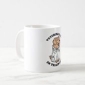 Veterinärmediziner in Ausbildung Kaffeetasse (Vorderseite Links)