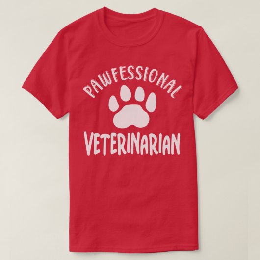 Veterinärmediziner T-Shirt (Design vorne)