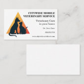 Veterinärmediziner Visitenkarte (Vorne/Hinten)