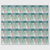 Veterinärmedizinerin Haustierärztin Geburtstagskra Geschenkpapier (Flach)