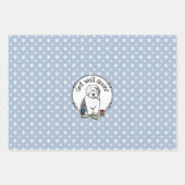 Veterinärmedizinisch Alte Englisch Schafhund Niedl Geschenkpapier Set (Vorderseite)