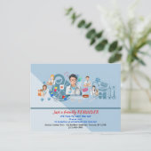 Veterinärmedizinische Erinnerung Postkarte (Stehend Vorderseite)