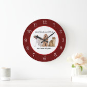 Veterinärmedizinische Gewartet Zimmeruhren Große Wanduhr (Zuhause)