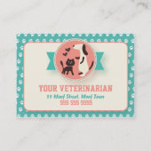 Veterinärmedizinische Referenzkarte - personalisie Empfehlungskarte (Rückseite)