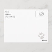 Veterinärmedizinische Sympathiekarte Postkarte (Rückseite)