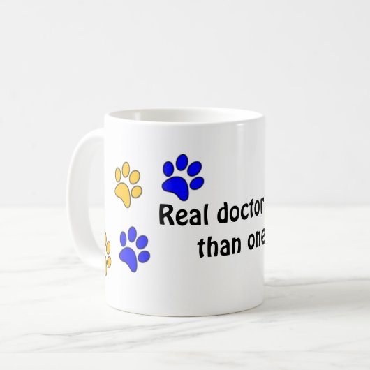 Veterinärmedizinische Tasse (Vorderseite Links)