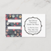 Veterinärmedizinische Wellness-Prüfung Farbvolle P Terminkarte (Rückseite)