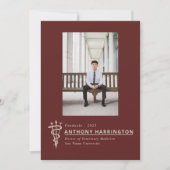 Veterinärmedizinischer Abschluss Garnet Gold Ankün Ankündigung (Vorderseite)