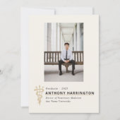 Veterinärmedizinischer Abschluss Schwarzes Gold-Sy Ankündigung (Vorderseite)