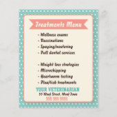 Veterinärmedizinischer Flyer (Hinten)