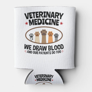 Veterinärmedizinischer Funny Zeichne Blutquote Dosenkühler