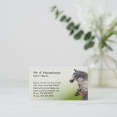 Veterinärpraxisverabredung und -Visitenkarte Terminkarte (Stehend Vorderseite)