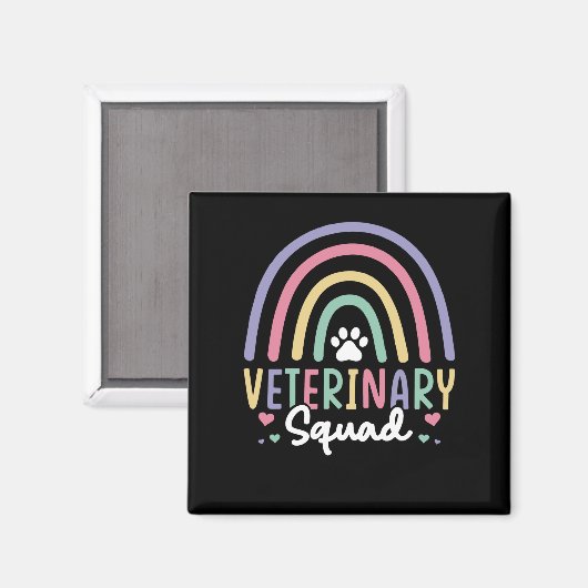 Veterinärstelle Magnet (Vorderseite/Rückseite)