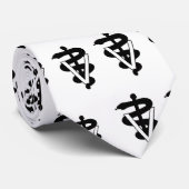 VETERINÄRSYMBOL-KRAWATTE KRAWATTE (Gerollt)