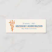 Veterinärsymbolabteilung Mini Visitenkarte (Vorderseite)