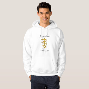Veterinärweißes Coat Zeremonie Glückwunsch Hoodie