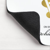 Veterinärweißes Coat Zeremonie Glückwunsch Mousepad (Ecke)