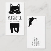 Veterinary and Cat Shelter Visitenkarte (Vorne/Hinten)