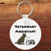 Veterinary Assistant Keychain Schlüsselanhänger (Vorderseite)