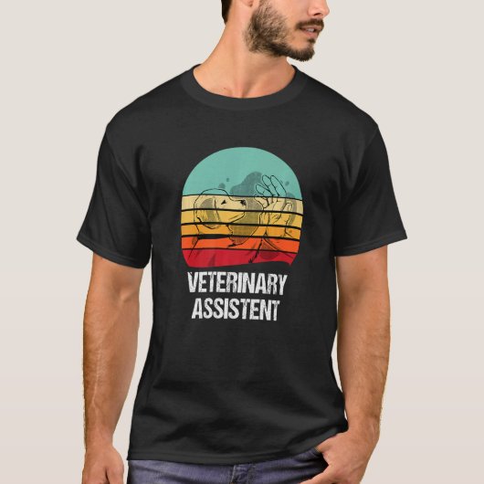 Veterinary Assistent Veterinary Veterinary Techn T-Shirt (Vorderseite)