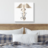 Veterinary Caduceus Leinwanddruck (Insitu (Schlafzimmer))