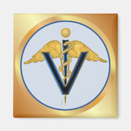 Veterinary Caduceus Magnet