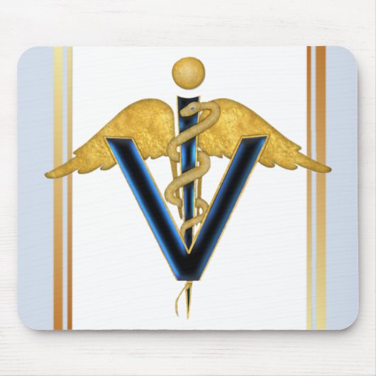Veterinary Caduceus Mousepad (Vorne)