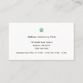Veterinary Clinic Appointment Reminder Card Terminkarte (Vorderseite)