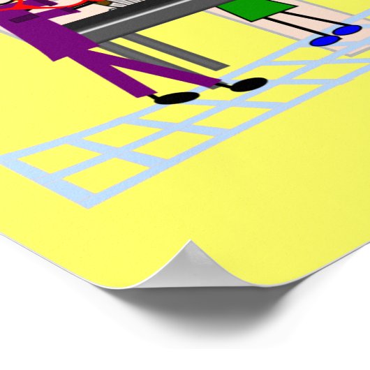 Veterinary Clinic Art Poster (Ecke)