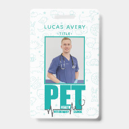 Veterinary Clinic Foto Modern Blue Ausweis