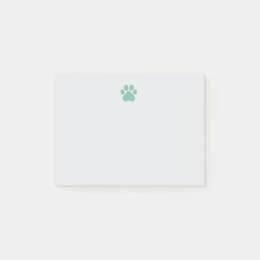 Veterinary Clinic Logo Post‑It® Notes (4" × 3") Post-it Klebezettel (Vorderseite)