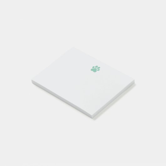 Veterinary Clinic Logo Post‑It® Notes (4" × 3") Post-it Klebezettel (angewinkelt)