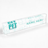 Veterinary Clinic Modern Logo Namensplakette