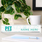 Veterinary Clinic Modern Logo Namensplakette
