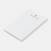 Veterinary Clinic Post‑it® Notes | Custom Logo Post-it Klebezettel (angewinkelt)