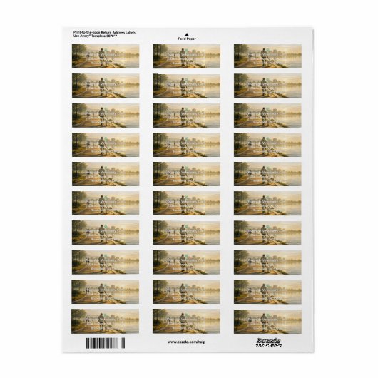 Veterinary Clinic Return Address Labels (Vorne)