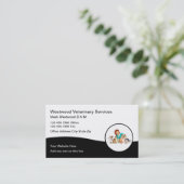 Veterinary Clinical Veterinary Business Cards Visitenkarte (Stehend Vorderseite)