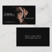 Veterinary Dog Doggy Pet Care Card Doctor Clinic Visitenkarte (Vorne/Hinten)