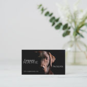 Veterinary Dog Doggy Pet Care Card Doctor Clinic Visitenkarte (Stehend Vorderseite)