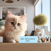 Veterinary DVM Dog Cat Bunny Namensplakette