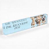 Veterinary DVM Dog Cat Bunny Namensplakette