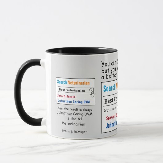 Veterinary Funny Best Search Tasse (Links)