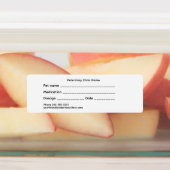 Veterinary Medication Label – Medium & Waterproof Etiketten (Befestigt)