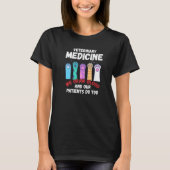 Veterinary Medicine We Draw Blood Our Patients Do  T-Shirt (Vorderseite)